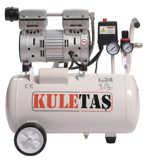 KULETAŞ 24 LT SESSİZ HAVA KOMPRESÖRÜ 1 HP