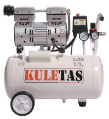 KULETAŞ 24 LT SESSİZ HAVA KOMPRESÖRÜ 1 HP