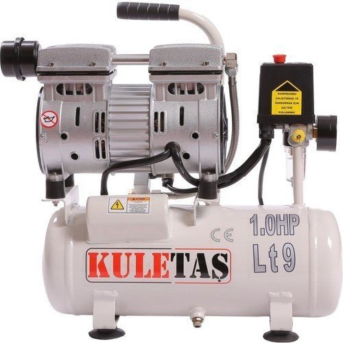 KULETAŞ 9 LT SESSİZ HAVA KOMPRESÖRÜ 1 HP