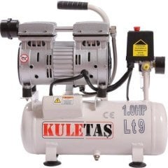 KULETAŞ 9 LT SESSİZ HAVA KOMPRESÖRÜ 1 HP