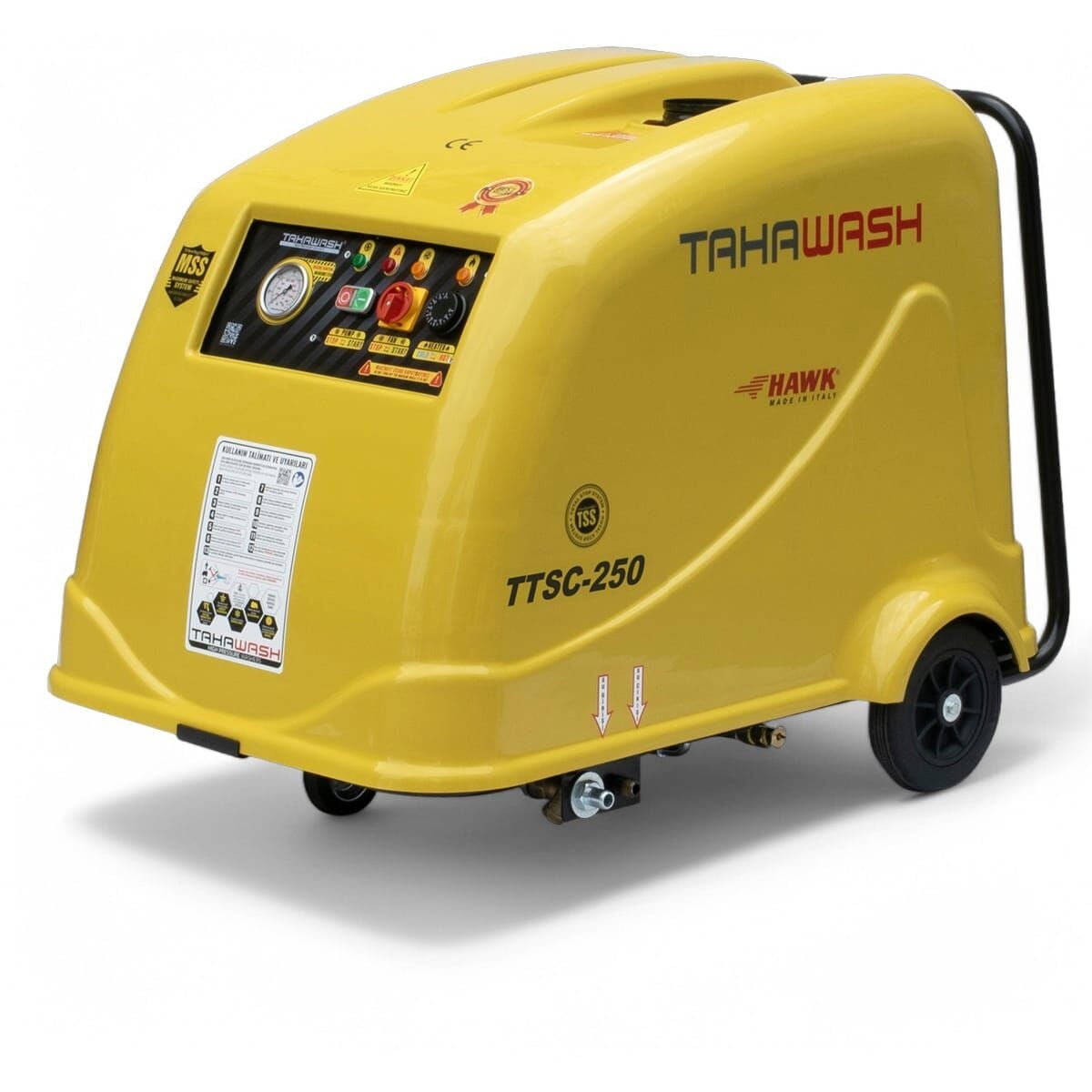 TAHAWASH 250 Bar Sıcak Soğuk Basınçlı Yıkama Makinesi TTSC-250