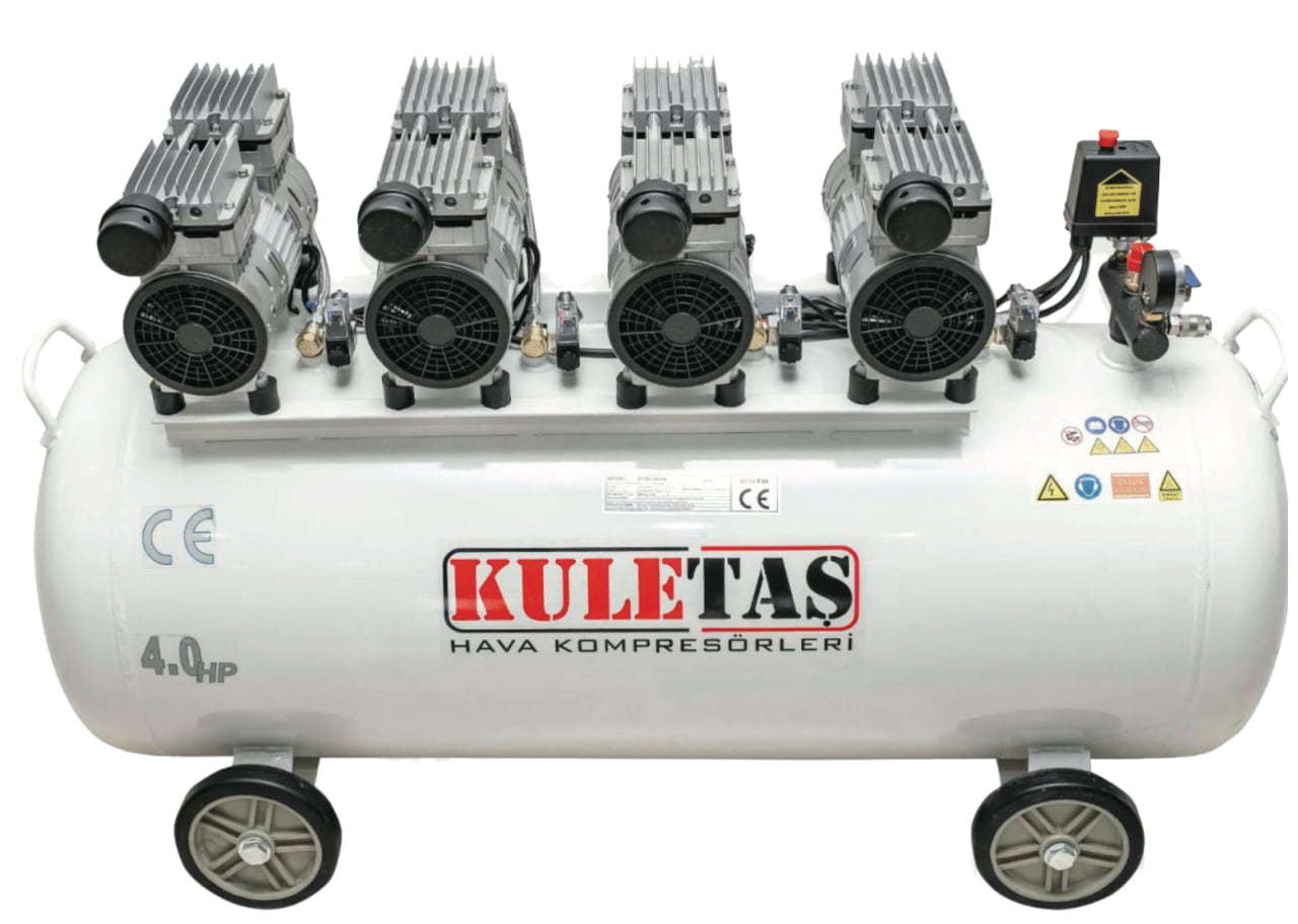 KULETAŞ 200 LT  SESSİZ HAVA KOMPRESÖRÜ 4 HP