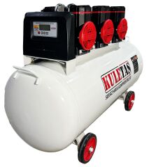 Kuletaş 200 Litre 6 HP Sessiz & Yağsız Premium Kafa Hava Kompresörü