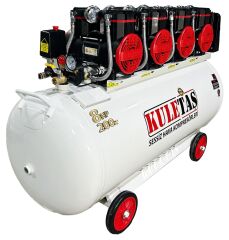 Kuletaş 200 Litre 8 HP Sessiz & Yağsız Premium Kafa Hava Kompresörü