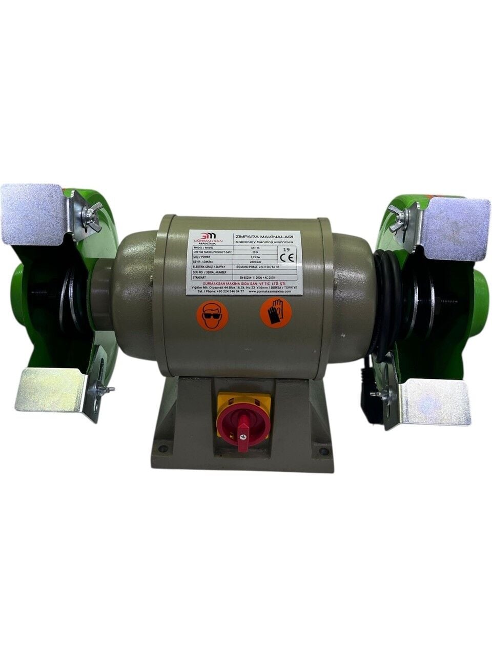 GÜRMAKSAN ZIMPARA TAŞ MOTORU 175 MM MONO