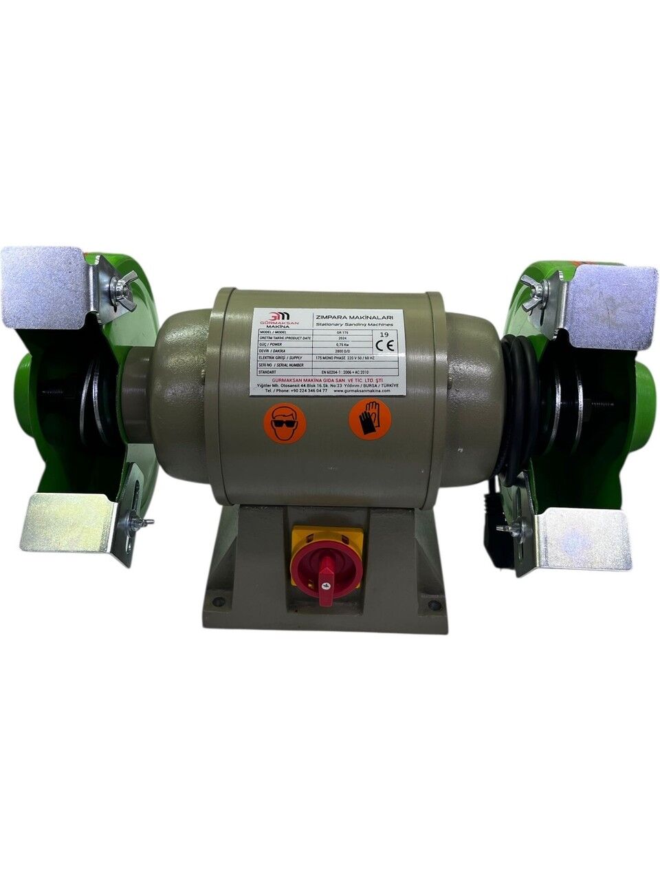 GÜRMAKSAN ZIMPARA TAŞ MOTORU 175 MM MONO