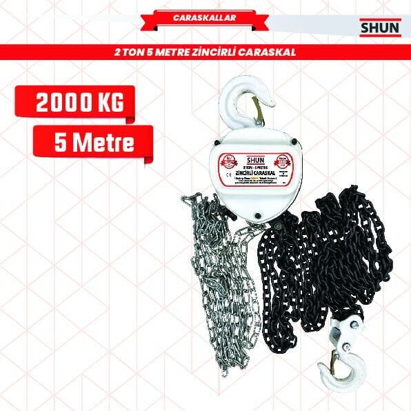 Shun Manuel Zincirli Caraskal 2 Ton 5 metre