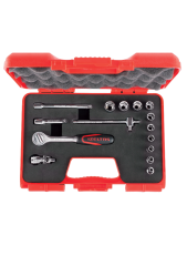 İZELTAŞ 1/4'' ALTI KÖŞE DERİN LOKMA ANAHTAR TAKIMI (15 PARÇA) 1107 00 6015