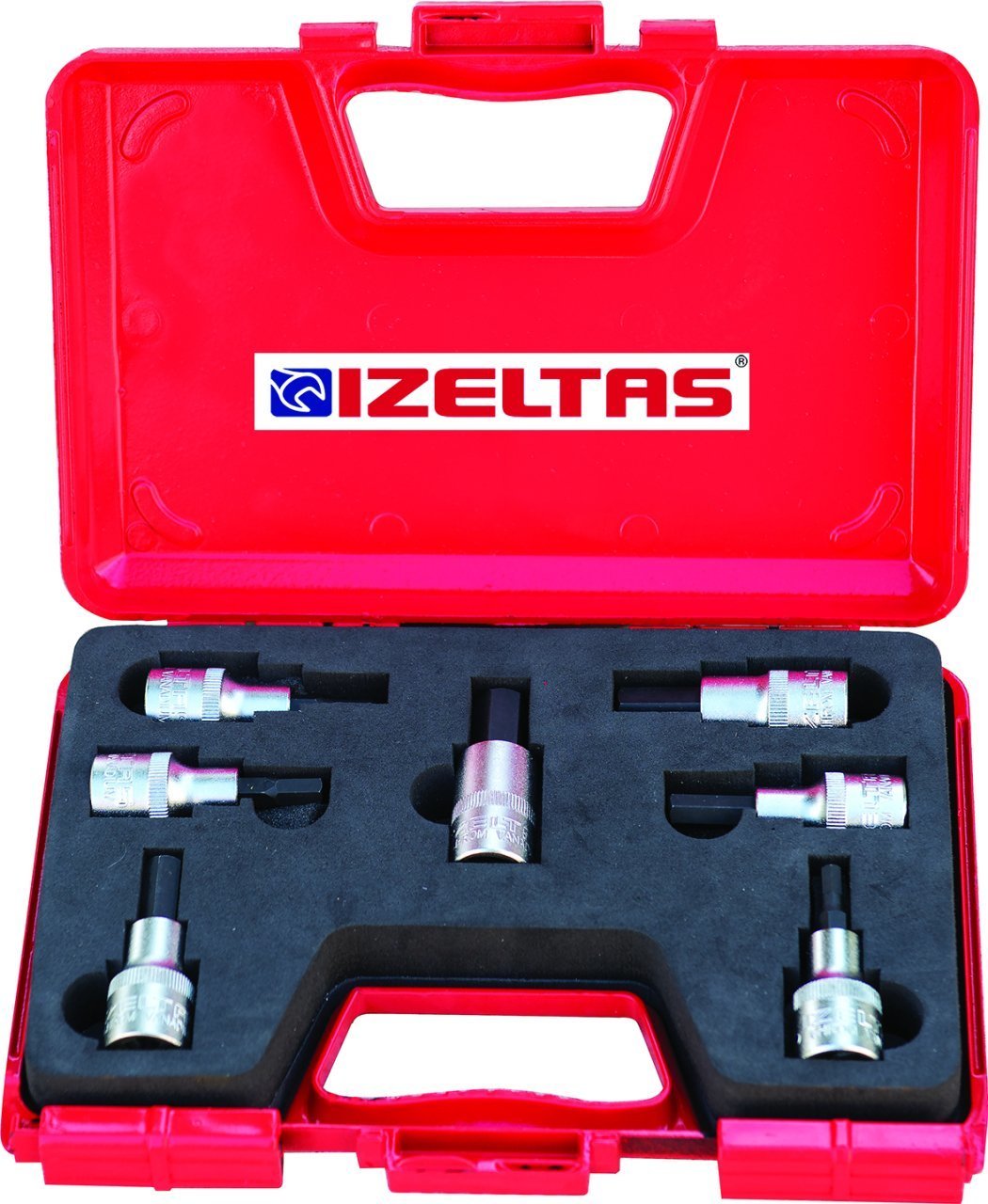 İZELTAŞ 1/2'' LOKMALI ALLEN UÇ TAKIMI 60MM (7 PARÇA) 1113 00 1107