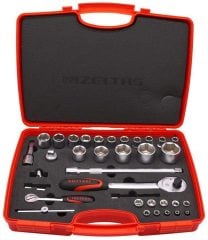 İZELTAŞ 1/4''-1/2'' LOKMA AHAHTAR TAKIMI (35 PARÇA) 1113 00 1038