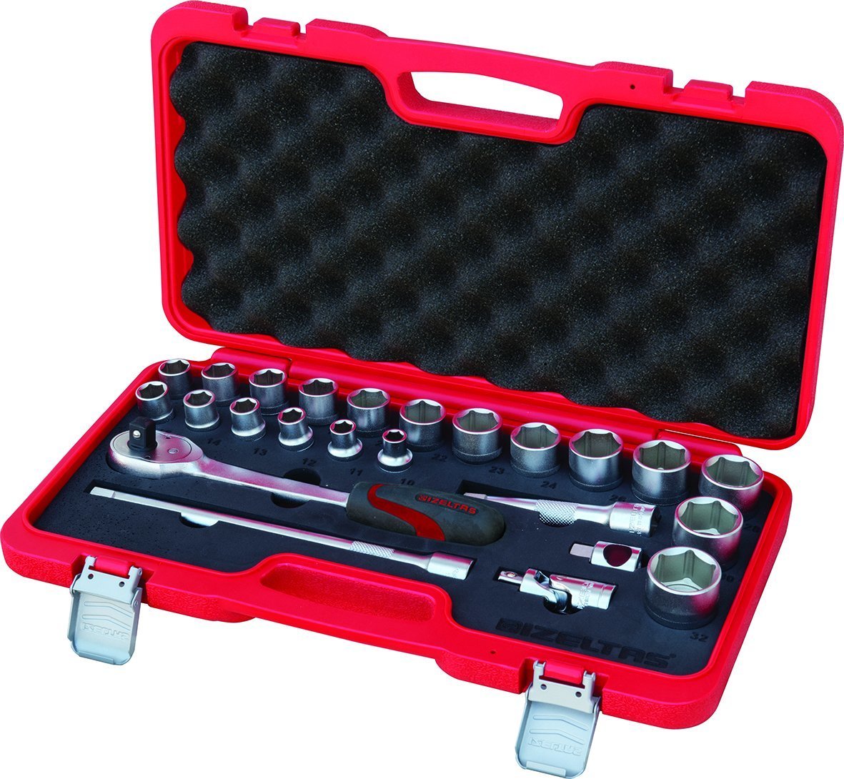 İZELTAŞ 1/2'' ALTI KÖŞE LOKMA TAKIMI (24 PARÇA) 1113 00 2024