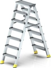 Narvon 7+7 Lüx Çift Çıkışlı Alüminyum Merdiven