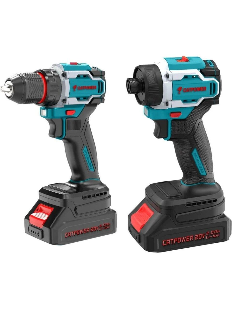 CATPOWER 5130 Kömürsüz Akülü Matkap ve Torklu Vidalama Seti
