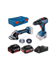 Bosch 0615990M47 Çift Akülü 2+5 Ah GWS 180-Li Taşlama + GSR 18V-50 Vidalama Makinesi