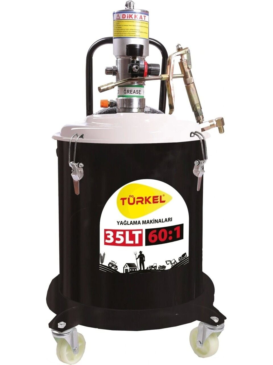 TÜRKEL 35 LT HAVALI GRES POMPASI 60:1