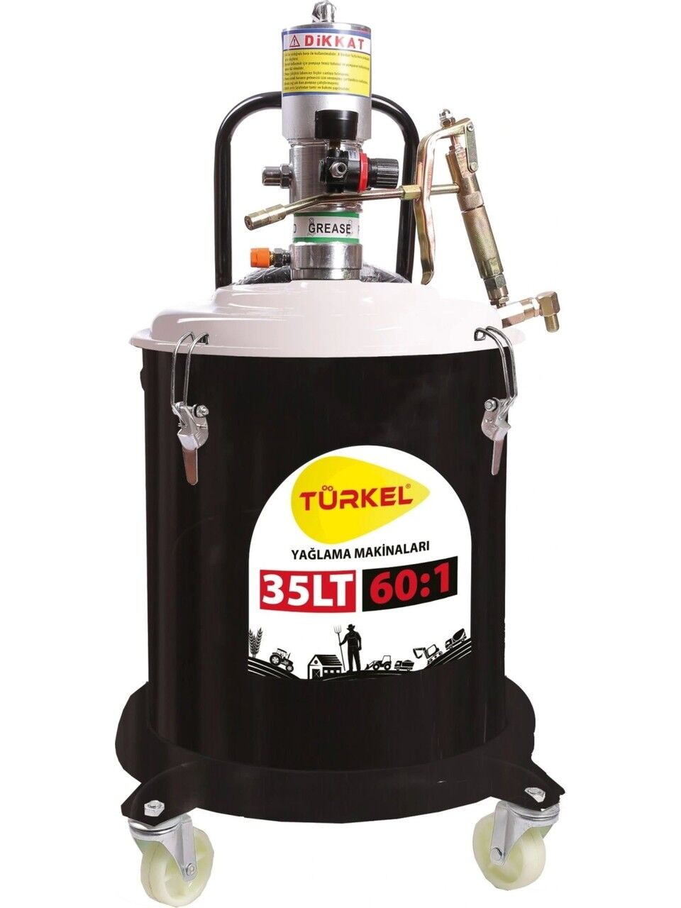 TÜRKEL 35 LT HAVALI GRES POMPASI 60:1