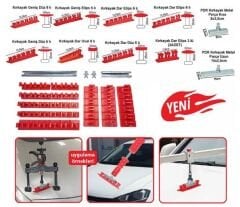 Pdr Boyasız Göçük Düzeltme Plastiği Öpücük Kırkayak Set 11 parça
