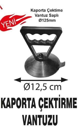 Pdr Manuel Kaporta Çektime Saplı Vantuz 125Mm