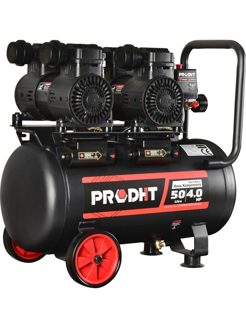 DHT 50L Hava Kompresörü Sessiz 1500W x 2 D17030050