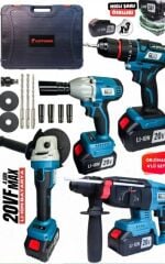 CATPOWER 1580 Akülü 4'lü Alet Seti