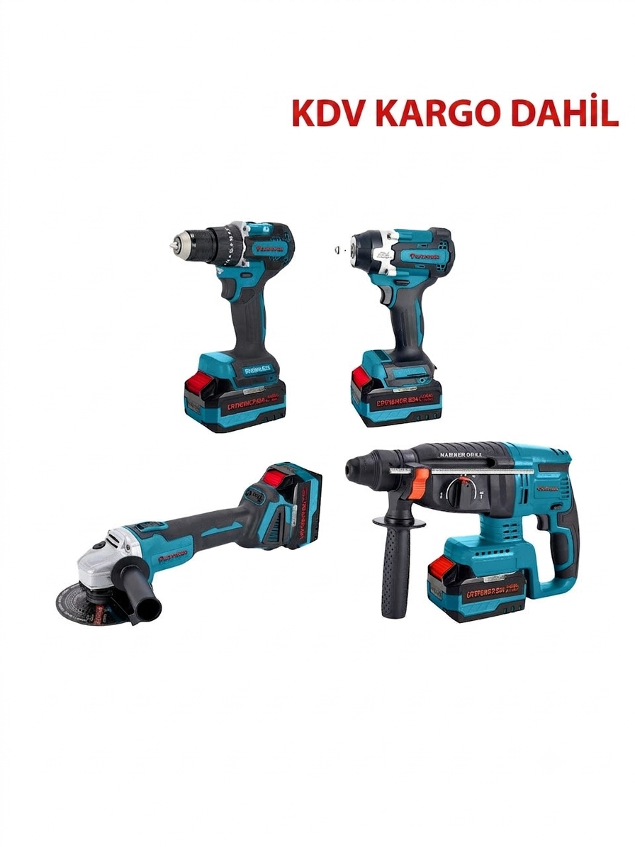 CATPOWER 1580 Akülü 4'lü Alet Seti