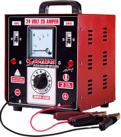SOYBERG 24 V 25 AMPER AKÜ ŞARJ CİHAZI