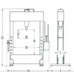 10 TON HİDROLİK PRES