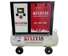 100 LİTRE 4 HP VİDALI KOMPRESÖR 220V