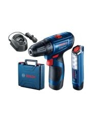 Professional GSR 120-LI 2 Ah Çift Akülü Tornavida ve GLI 12V-300 Lamba - 06019G8004