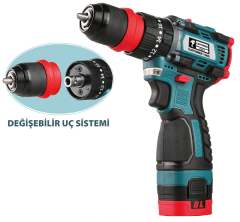 CATPOWER 1360 KÖMÜRSÜZ AKÜLÜ VİDALAMA 16V Lİ-İON 2.0Ah