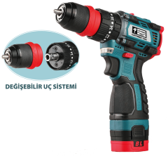 CATPOWER 1360 KÖMÜRSÜZ AKÜLÜ VİDALAMA 16V Lİ-İON 2.0Ah