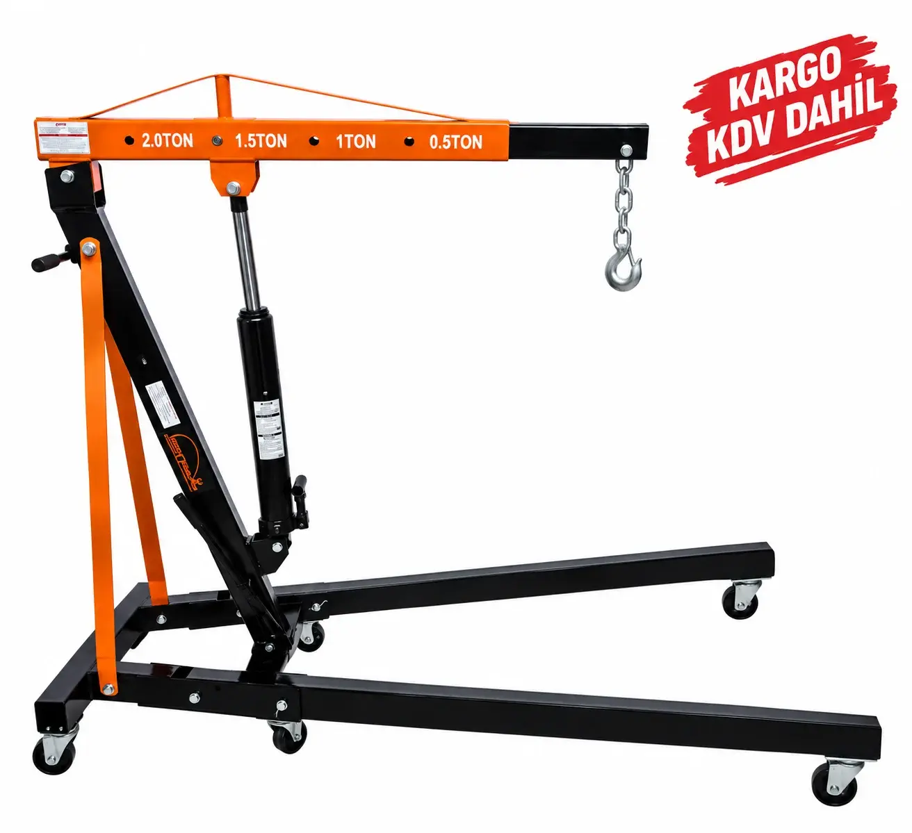 2 TON KATLANIR  HİDROLİK VİNÇ