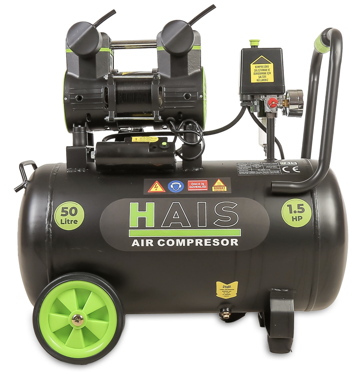 HAİS 50 LİTRE SESSİZ HAVA KOMPRESÖRÜ