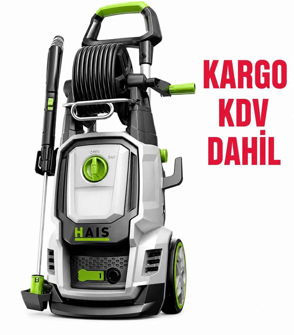 HAİS 210 BAR İNDÜKSİYON MOTORLU BASINÇLI YIKAMA MAKİNESİ