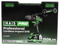 HAİSPRO PROFESYONEL DARBELİ VİDALAMA MAKİNESİ  21V - 4AH. RB-DB2109