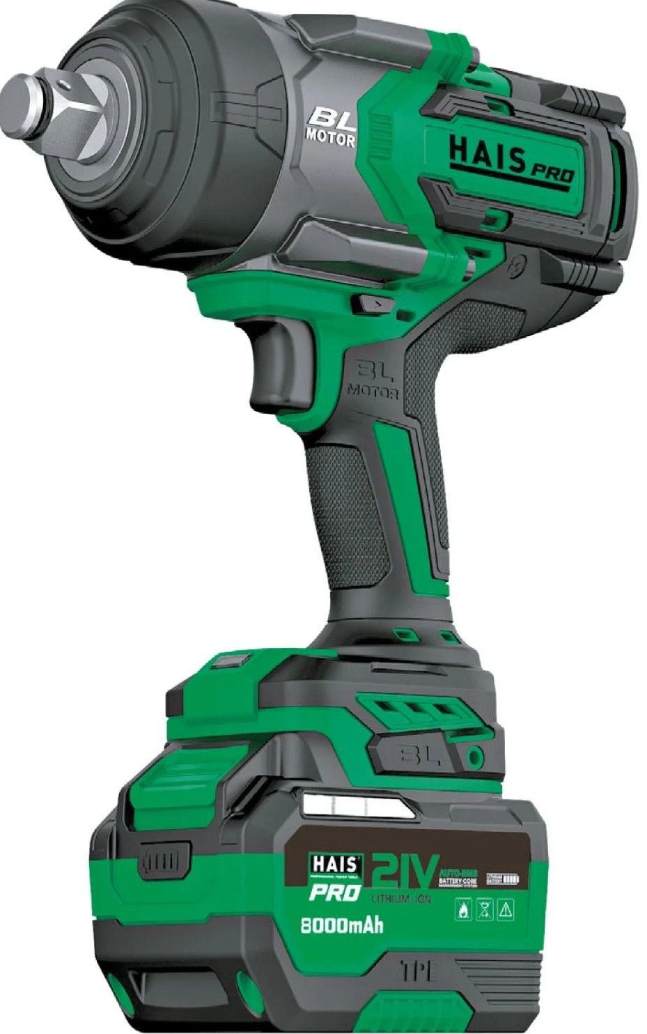 HAISPRO Profesyonel Darbeli Somun Sıkma 2000 Nm 21 V RB-819