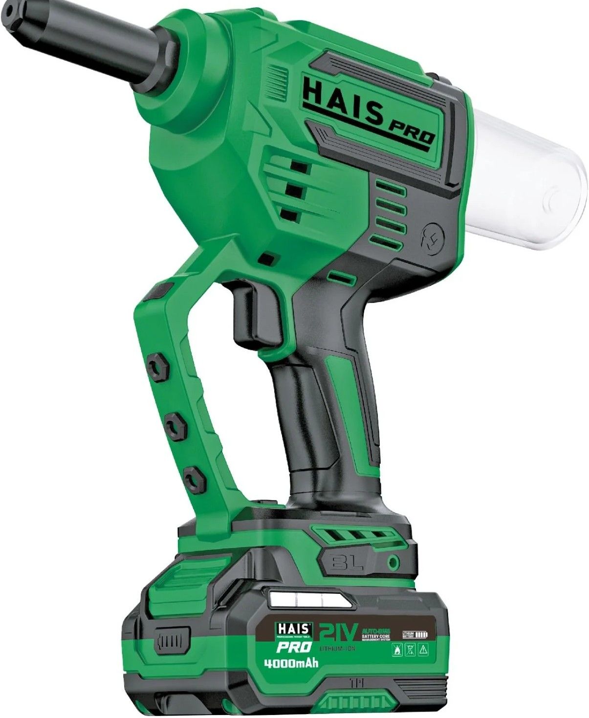 HAISPRO Profesyonel Perçin Makinesi 21 V 4.0 Ah Ürün Kodu: RB-LM64A