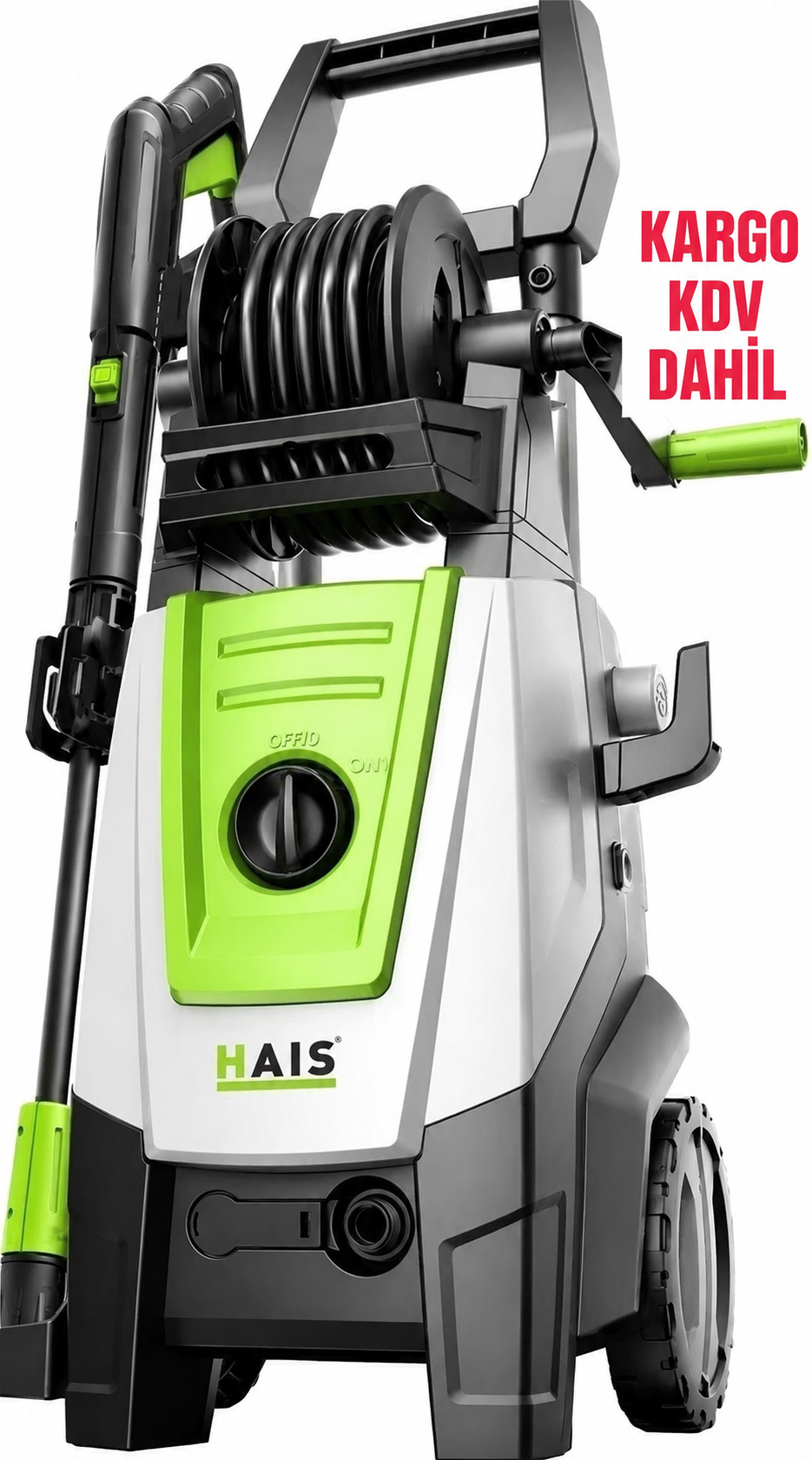Hais 170 Bar İndüksiyon Motorlu Yüksek Basınçlı Yıkama Makinesi LT601GW