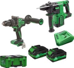 HAISPRO Profesyonel 21 V Akülü El Aletleri Seti - 2'Lİ SET   RB-02