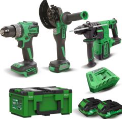 HAISPRO Profesyonel 21 V Akülü El Aletleri Seti - 3'LÜ SET - 1 RB-01