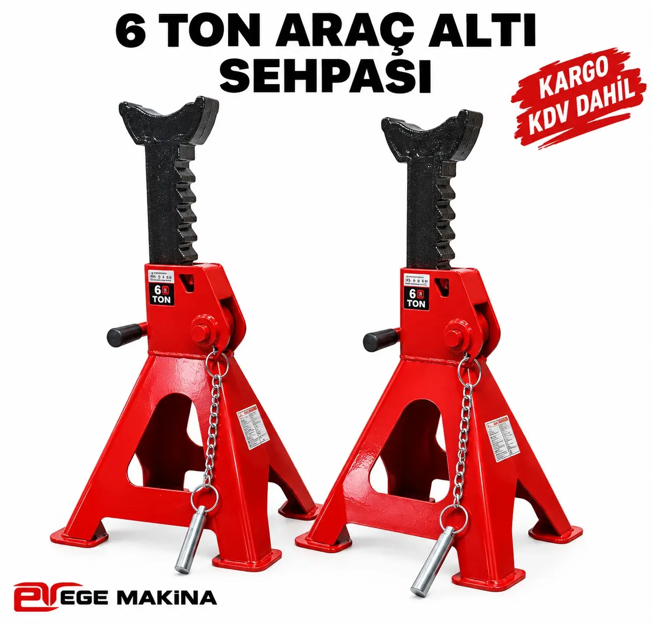 NORTH PLAS 6 Ton Kriko Standı (ÇİFT)
