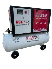 Kuletaş 200 Litre 5,5 HP 220 V Vidalı Hava Kompresörü