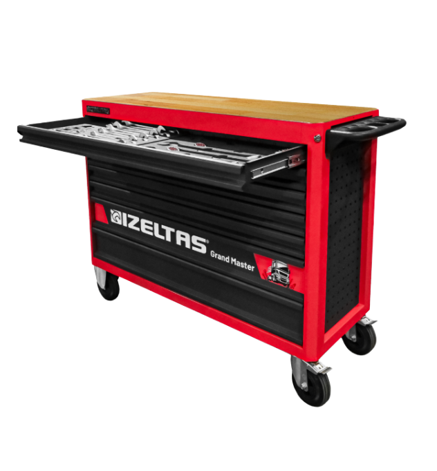 İzeltaş Grand Master Seri Takım Dolabı (7 Çekmeceli)