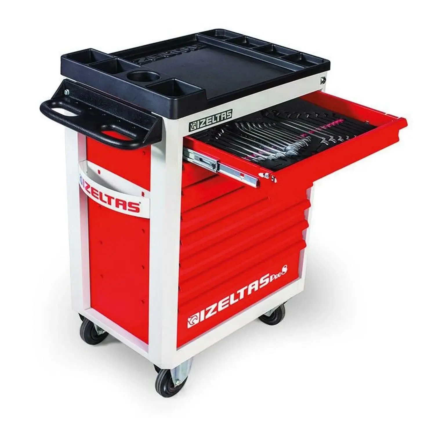 İzeltaş Pro8 206 Parça 8 Çekmeceli Dolu Takım Dolabı