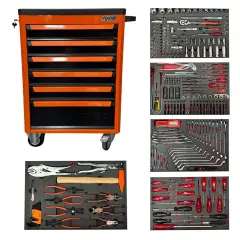 Rico 285 Parça 6 Çekmeceli Dolu Takım Arabası 025-TA0024