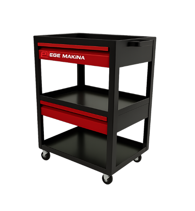 2 Çekmeceli Parça Taşıma Takım Arabası