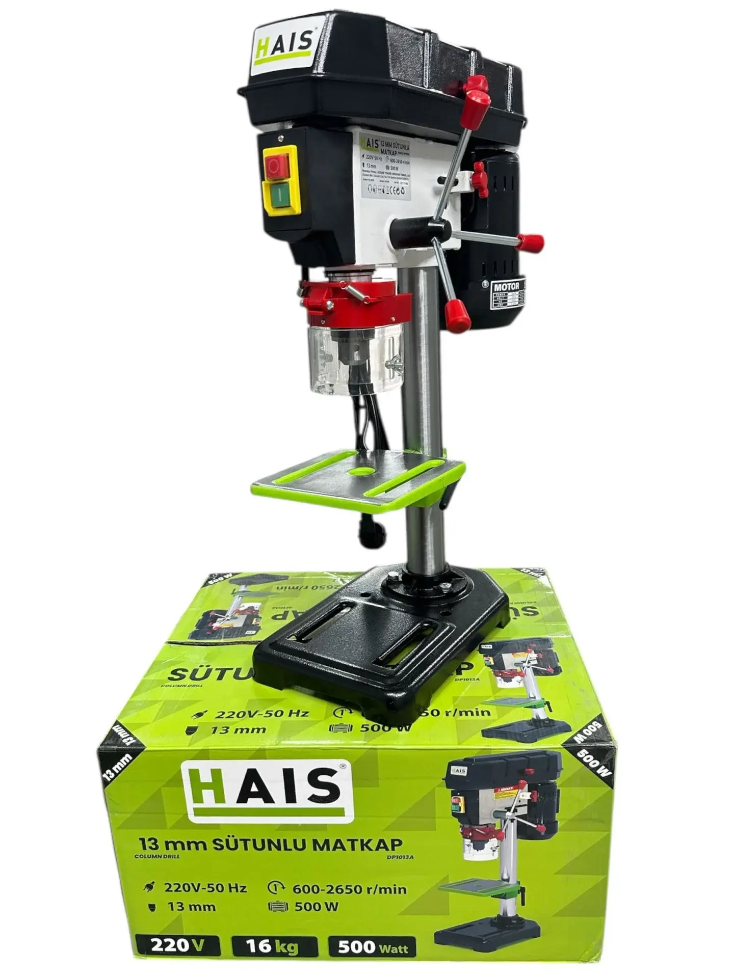 Hais 13 mm Sütunlu Tezgah Matkap