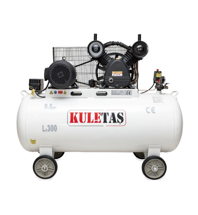 Kuletaş 300 Litre Hava Kompresörü 5,5 Hp 12 Bar 380V
