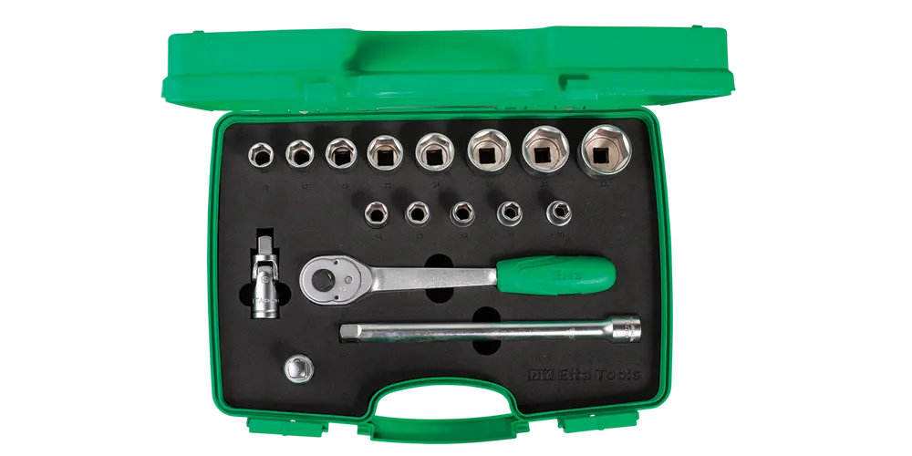 ELTA 1/2″ ALTI KÖŞE LOKMA ANAHTAR TAKIMI (17 PARÇA) 1115002017