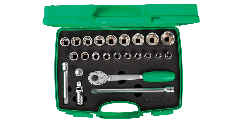 ELTA 1/2″ ALTI KÖŞE LOKMA ANAHTAR TAKIMI (24 PARÇA) 1115002024